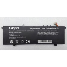 Casper F500 Batarya AEC4563113-2S1P 5000 MAH/38WH Orjinal