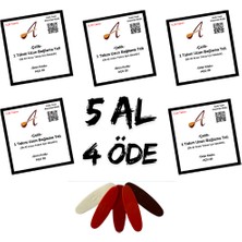 Ayaz Müzik 5 Al 4 Öde-Uzun Bağlama Çelik Takım Tel-5 A.tezene Hediyeli