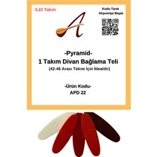 Ayaz Müzik 0,22-Divan Bağlama Pramid Takım Tel-5 A.tezene Hediye