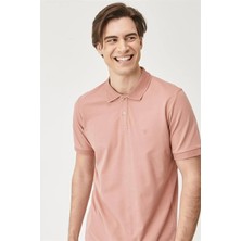 WRANGLER Erkek Gül Kurusu Regular Fit Polo Yaka T-Shirt