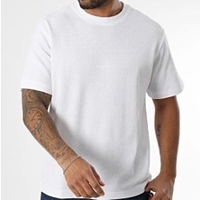 Jack & Jones Erkek Jcotarmac Relaxed Fit Bisiklet Yaka Kısa Kollu T-Shirt 12273217 Beyaz