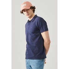 Lee Polo T-shirt Lacivert Erkek Kısa Kol T-Shirt