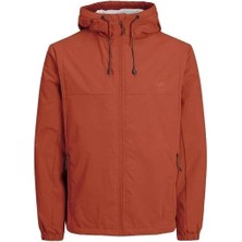 Jack & Jones Jorcamper Erkek Turuncu Mont S Kiremit Renkli Günlük Stil Fermuarlı