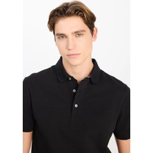 Lee Siyah Erkek Polo T-Shirt L2510551001 Erkek Regular Fit Polo