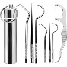 Aydogan's Paslanmaz Çelik Ağız Diş Tartar Sökücü Temizlik Bakım Seti 8 Parça