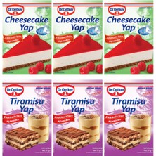 Dr. Oetker 3 Adet Cheesecake Yap 222 Gr+ 3 Adet Tiramisu Yap 91 gr