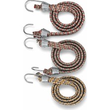 Alisa 15 mm Yassı Otomobil - Motosiklet -Bisiklet - Scooter Kancalı Bagaj Sabitleme Lastiği