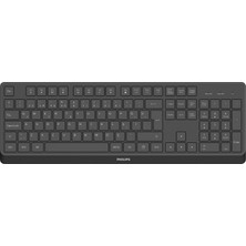 Philips SPK6368 Kablosuz Türkçe Q Klavye Siyah