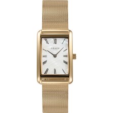 Obaku Denmark V311LXGWMG Quartz Hasır Kordon Altın Rengi 24 mm Kadın Kol Saati