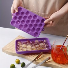 Siliko World Buz Kalıbı Çikolata Kalıbı Jelibon Kalıbı Küre Buz Kalıbı Üzüm Kalıbı Silikon Kalıp 2 Parça