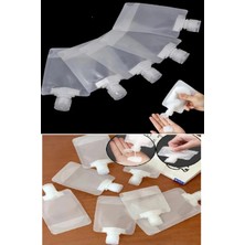 Aydogan's 5 Adet Şeffaf Sıvı Kozmetik Çantaları Seyahat Losyon Şampuan Yüz Kremi El Sabunu Ambalajı