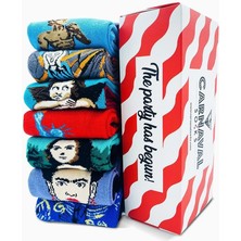 Carnaval Socks 7\'li Art Socks Desenli Renkli Çorap Set