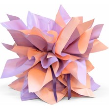 Akland Everbloom Pastel Royal™  Premium Dekoratif Tasarım Objesi | Cam Vazoya Sabit Form (Çiçeksiz)