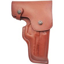 Aresoutdoors Walther P99 Uyumlu Askeri Tip Tam Kapalı Palaskaya Takılabilir Gerçek Deri Taşıma Kılıfı