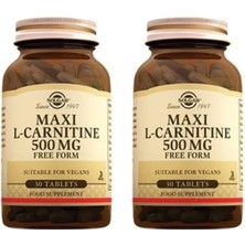 Solgar Maxi L-Carnitine 500 Mg 30 Tablet 2 Adet