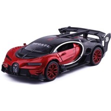 Mj Model Bugatti Vision Gran Turismo Kırmızı 1/64 Model Araba