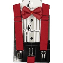 Kırmızı Askı Papyon Takımı