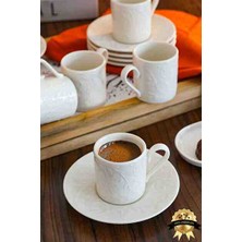 Farika porselen bahar modeli 6 Kişilik 12 Parça Kahve fincanı