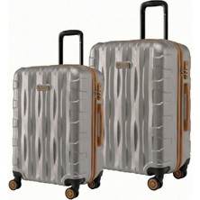 Louisiana Polo 2'li Valiz Seti Büyük Boy - Orta Boy Taş-Taba 1167