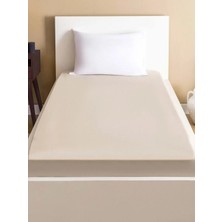 LC Waikiki Gri Düz Pamuklu Tek Kişilik Lastikli Çarşaf 100X200X30 cm  (S3)