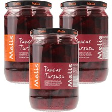 Melis Pancar Turşusu 720 ml Cam x 3 Adet