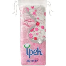 İpek Ipek Makyaj Temizleme Mendilleri 100gr Yüzde 100 Pamuktan Üretilmiş Yumuşak Yapı ile Hassas Kullanım