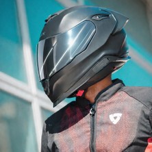 Nexx Y.100R Fullblack Mat Siyah Kask (Gri + Şeffaf Vizör)