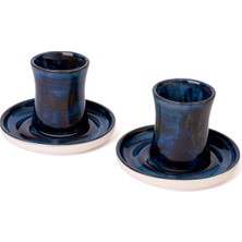 Neptune Marbling Derin Sessizlik Kahve Fincanı- Ikili
