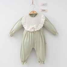 İlay Bebek Kız Bebek Tokalı Tulum