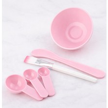 Gaman 6 Parça Maske Sürme Seti - Renkli Maske Karıştırma Kabı ve Fırça Seti