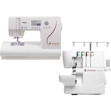 Singer C430 Professional Elektronik Dikiş Makinesi ve Singer S0105 Overlok Makinesi Avantajlı Paket