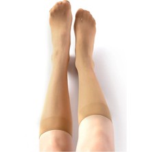 UZN Socks 7'li Kadın 57 Ten Rengi Mat Ince Dizaltı Pantalon Çorabı