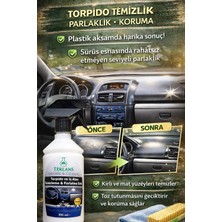 Terlans Parfümlü Torpido Parlatıcı ve İç Alan Temizleme & Parlatma Sütü 500 ml + Mikrofiber Bez Hediye