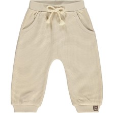 Civil Baby Cute Tiger Etiketli 6-18 Ay Eşofman Altı - Bej 6-9 Ay
