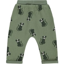 Civil Baby Cute Tiger Baskılı 6-18 Ay Eşofman Altı - Haki 6-9 Ay