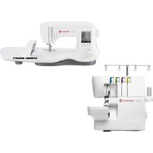 Singer Legacy Se 300 Elektronik Dikiş Nakış Makinesi ve Singer S0105 Overlok Makinesi Avantajlı Paket
