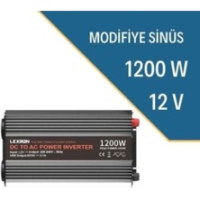 Lexron 1200W-12V Modifiye Sinüs Inverter