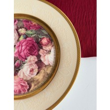 Rossev Porselen Pasta Tabak 6 Kişilik 24K Flores