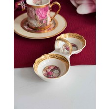 Rossev Porselen Lokumluk 6 Parça 24K Flores