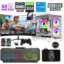 Xaser River X40 I5 10400F 16GB Ram 512GB M.2 Nvme SSD 6gb RTX3050 23.8" 200Hz Oyuncu Tavsiye Sistem