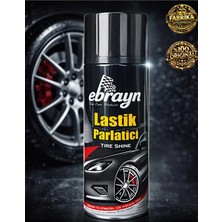 Ebrayn Premium Oto Araç Lastik Parlatıcı ve Tampon Cilası Aerosol Sprey 500ML