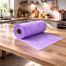 Fabemax 100 Yaprak Rulo Çok Amaçlı Temizlik Bezi Extra Dayanıklı Extra Emici Kullan Kullan At Mor Bez