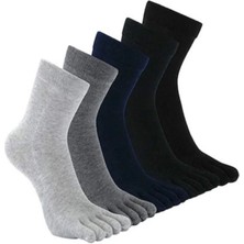 UZN Socks 1 Çift Parmaklı Çorap – Günlük Kullanıma Uygun, Nefes Alabilen, Rahat Kalıp