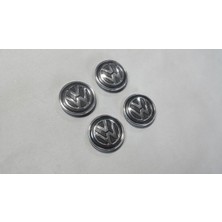 Fabrikasyon 4 x Volkswagen Touran 2015 - Çelik Jant Göbek Seti 5G0601171 66MM