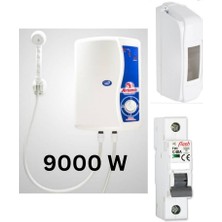 Artemis 9000 Watt Elektrikli Şofben Yüksek Isı Sıgorta ve Kutusu Dahil Paket