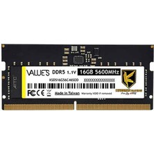 Kingsman Kıngsman Ntb 16GB 5600MHZ Ddr5 KSD516G56C46SOD Kutusuz