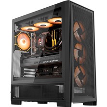 Aigo Aıgo Aırnova Siyah 850W 80+ Bronze 7 Fanlı Argb Mid Tower Kasa