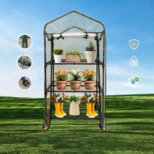 Nettekaçmaz Portatif Bahçe Balkon Serası 3 Katlı