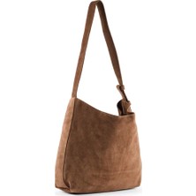 Faik Sönmez Süet Omuz Çantası S26CNT001