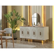 İNDEPPO Asel Konsol Ayna Mat Aytaşı Mdflam